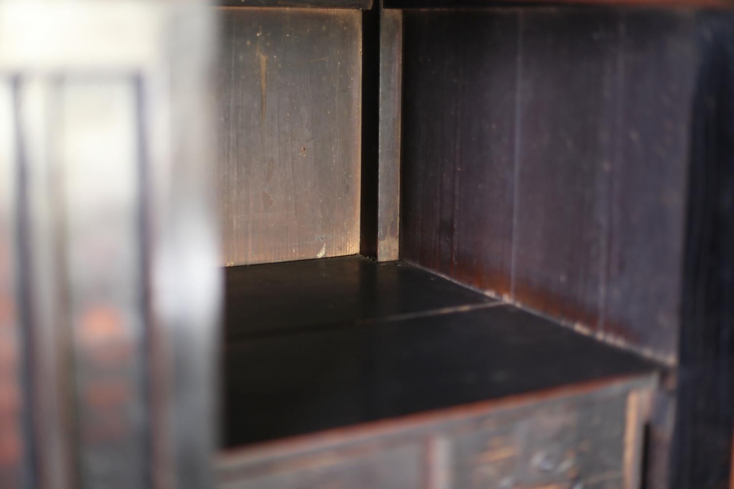 Japanischer Antiker BK Großer Schrank 1860-1900er Jahre / Tansu Wabisabi im Angebot 4