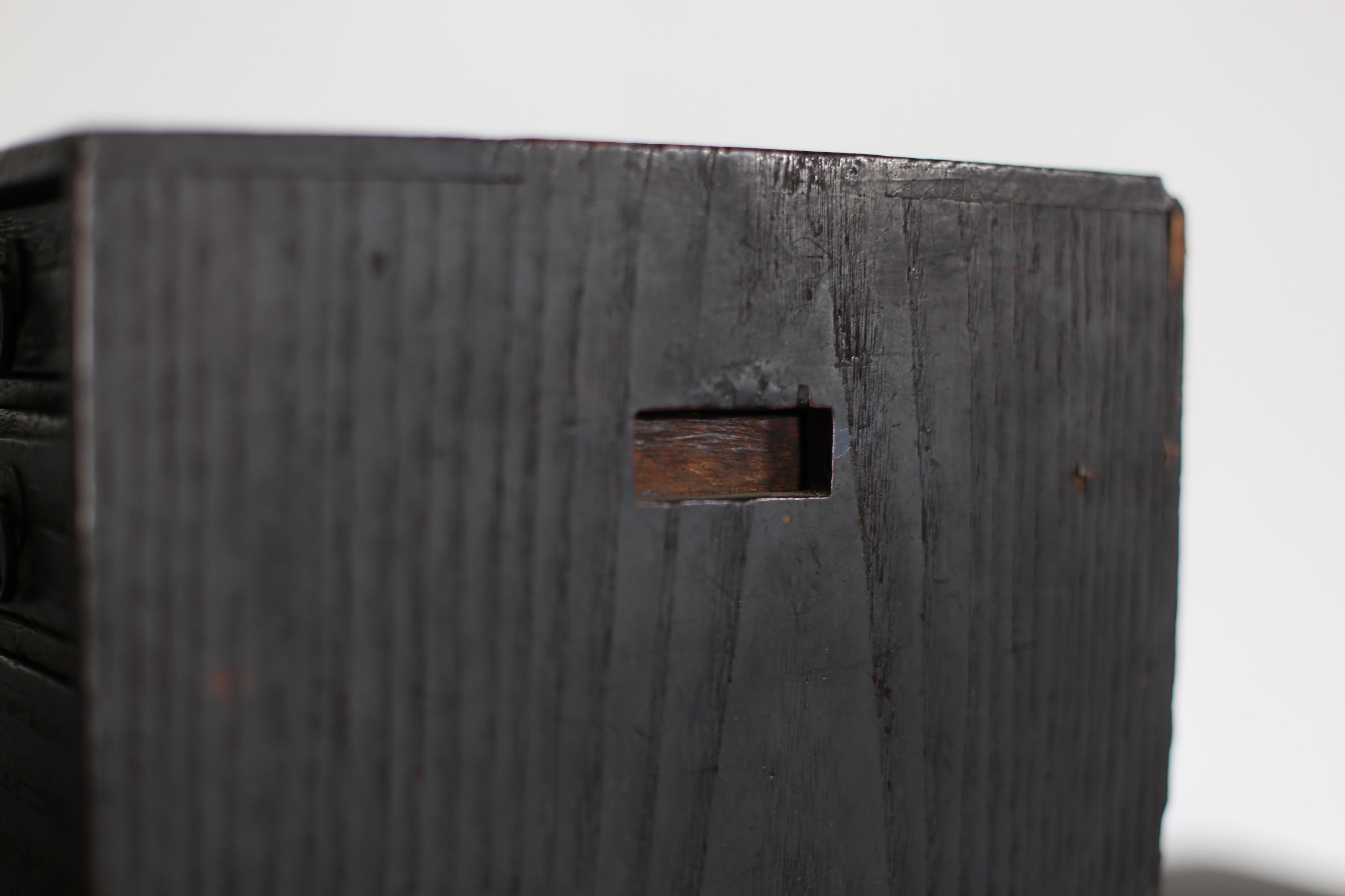 Japanese Antique BK Small Drawer 1860s-1900s / Tansu Storage Wabisabi 7