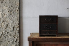 Petit tiroir japonais ancien 1860s-1900s / Tansu Storage Wabisabi