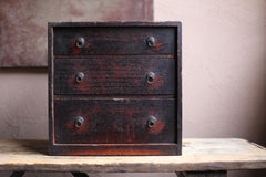 Japanese Antique BK Small Drawer 1860s-1900s / Tansu Storage Wabisabi