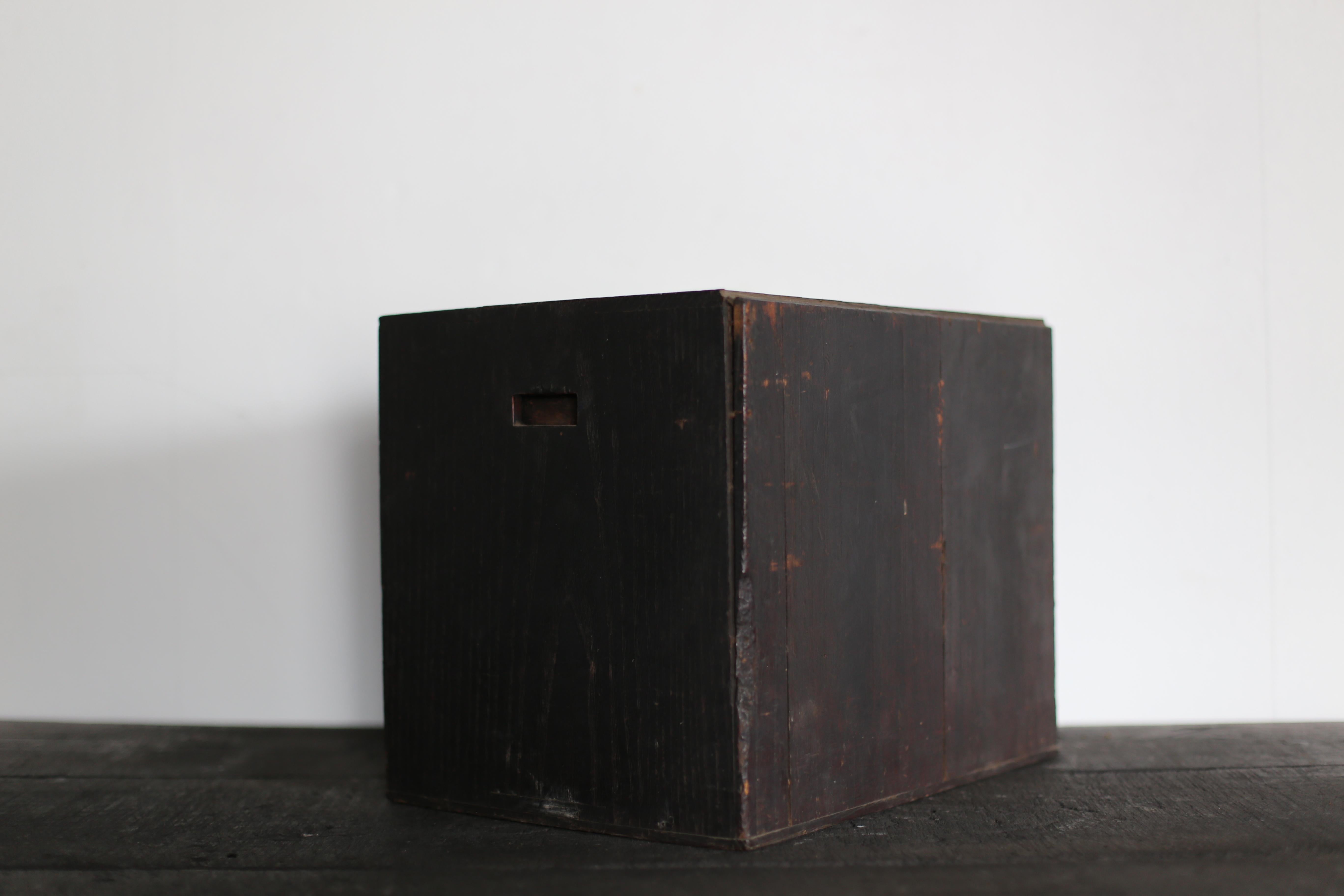 Japanese Antique BK Small Drawer 1860s-1900s / Tansu Storage Wabisabi 2