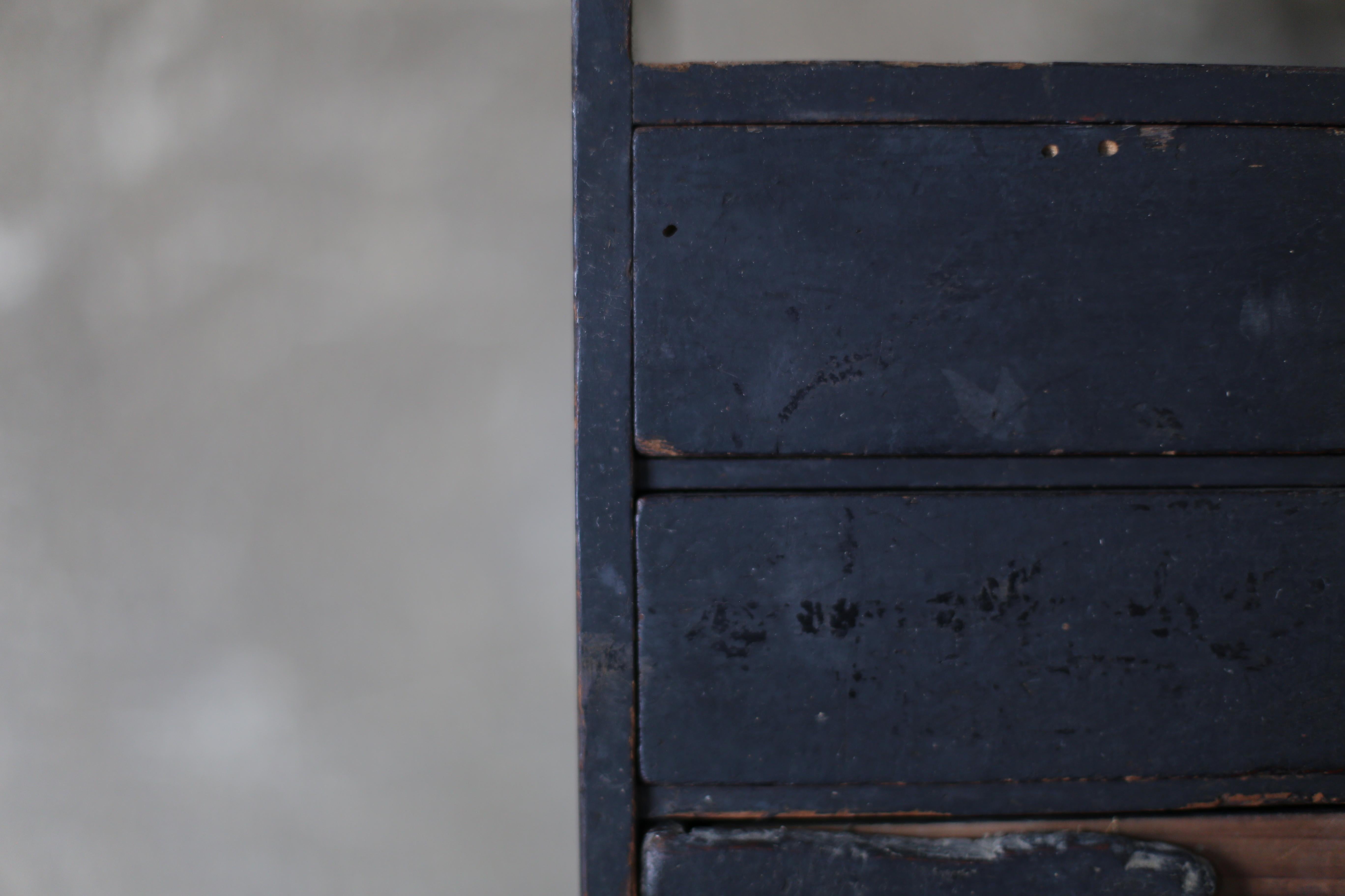 Japanese Antique BK Small Drawer primitive  / Tansu Storage Wabisabi For Sale 4