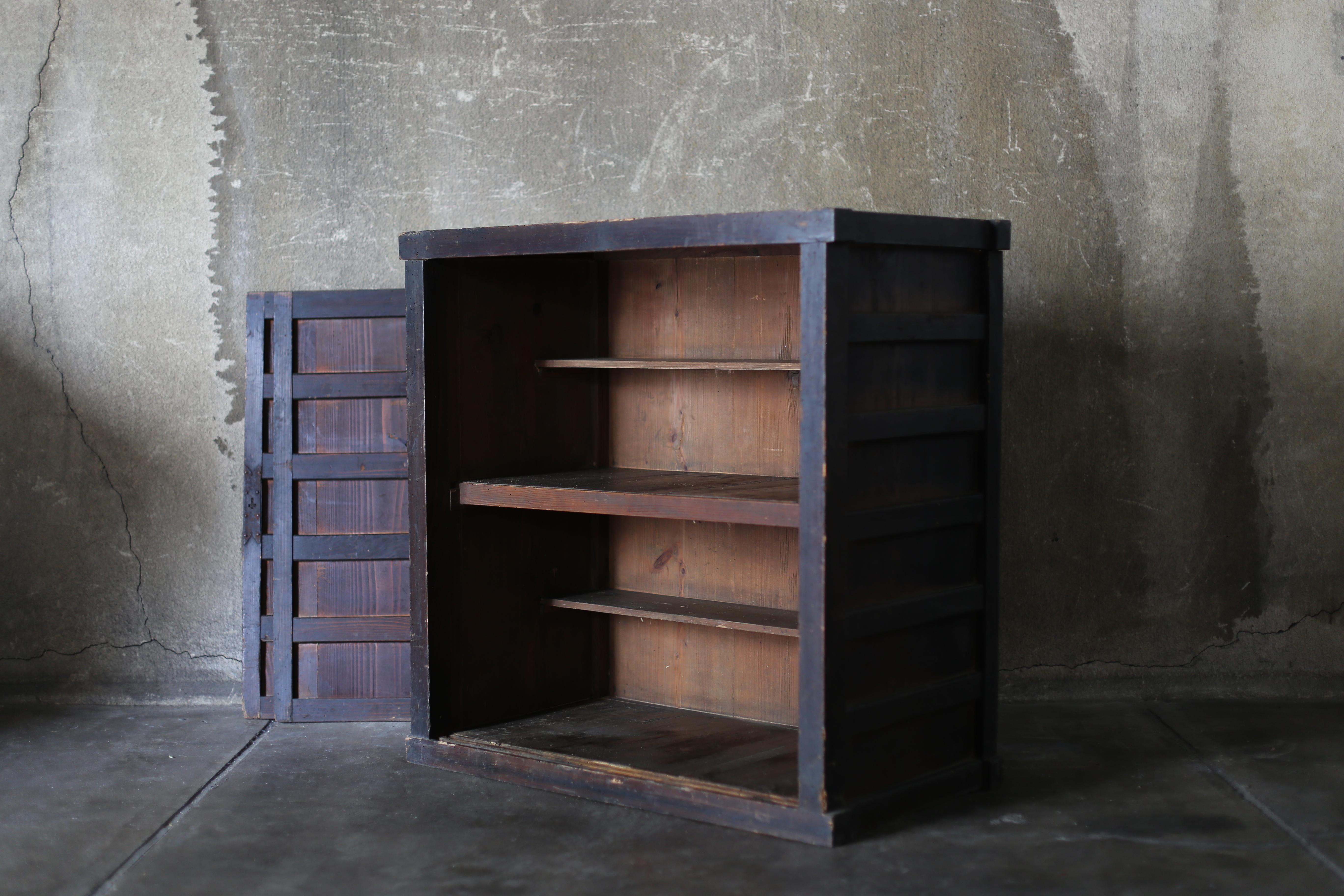 BK Antiques Tansu giapponese del 1860-1900 ① / Cabinet Sideboard Wabi Sabi In condizioni discrete in vendita a Sammu-shi, Chiba