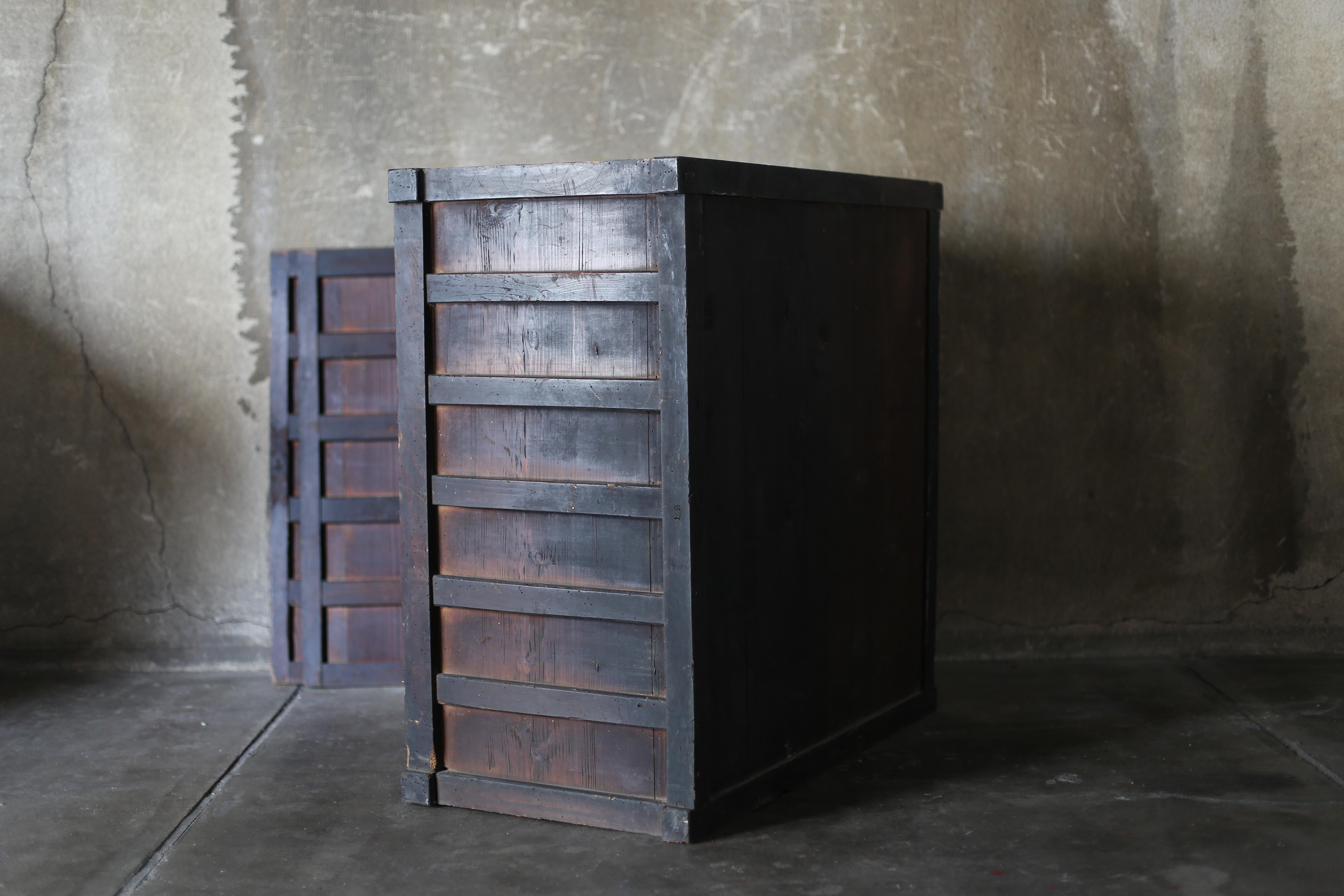 BK Antiques Tansu giapponese del 1860-1900 ① / Cabinet Sideboard Wabi Sabi in vendita 2