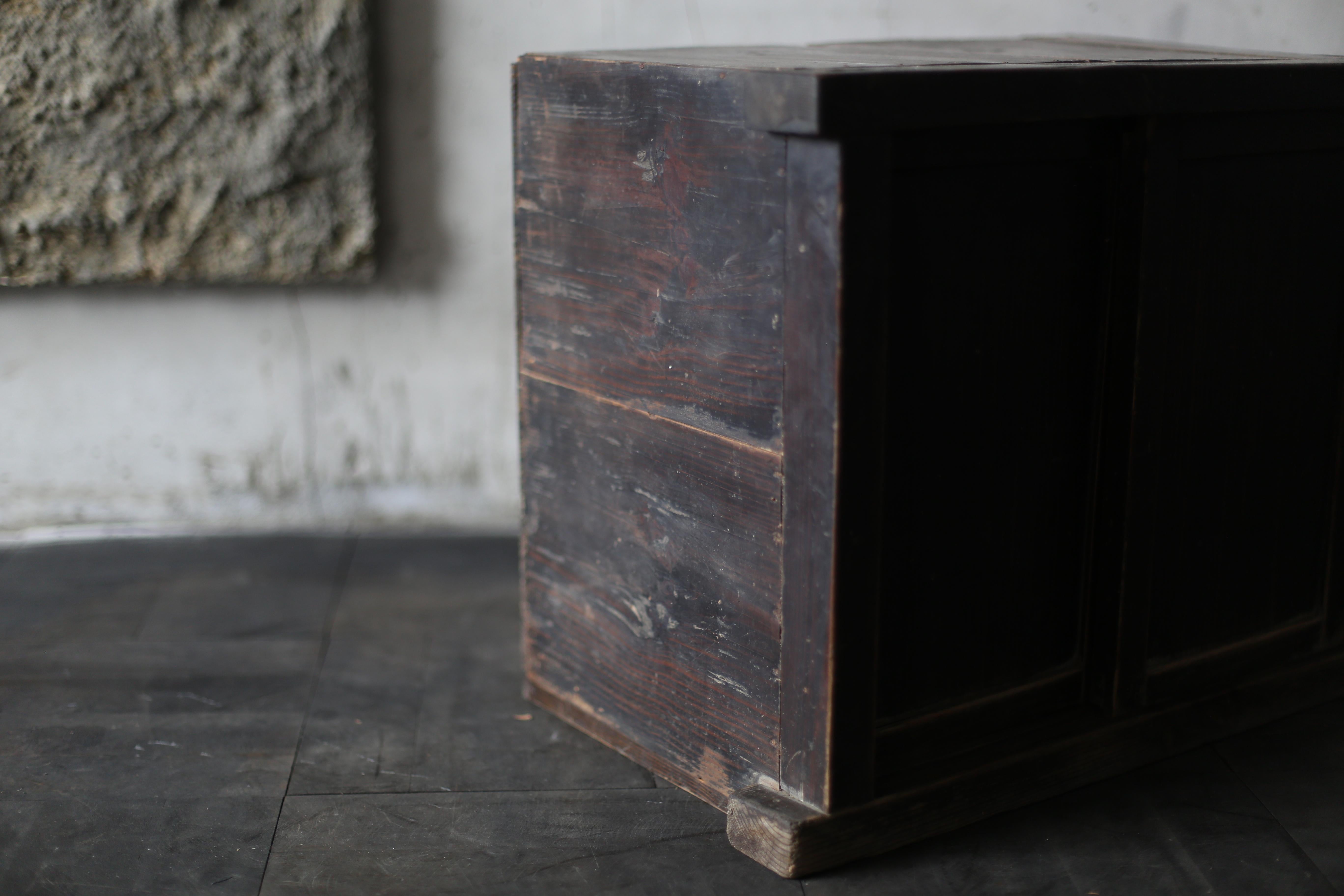 BK Antiques giapponese Tansu 1860-1900 / Credenza Cabinet Wabi Sabi in vendita 3