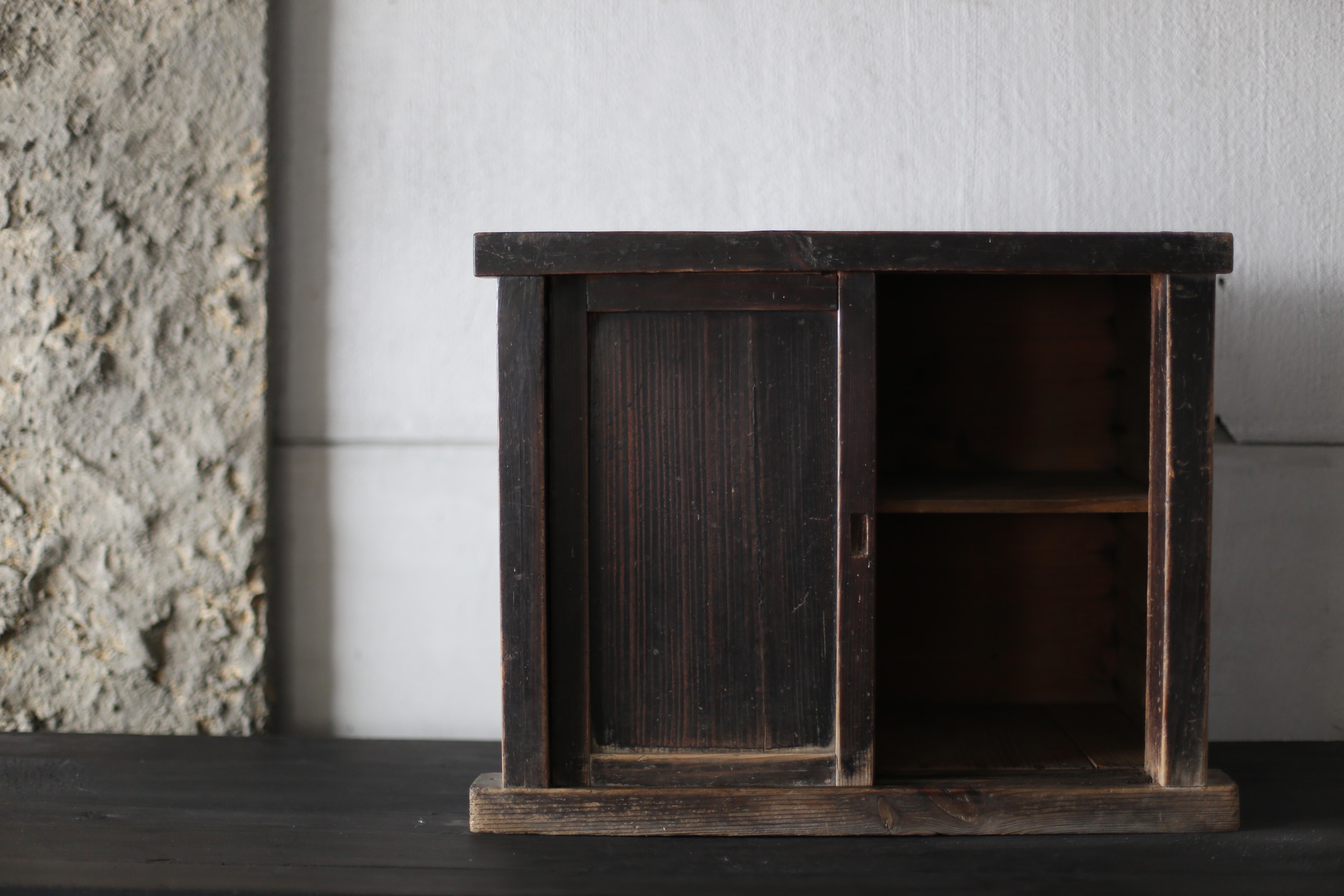 Meiji BK Antiques giapponese Tansu 1860-1900 / Credenza Cabinet Wabi Sabi in vendita