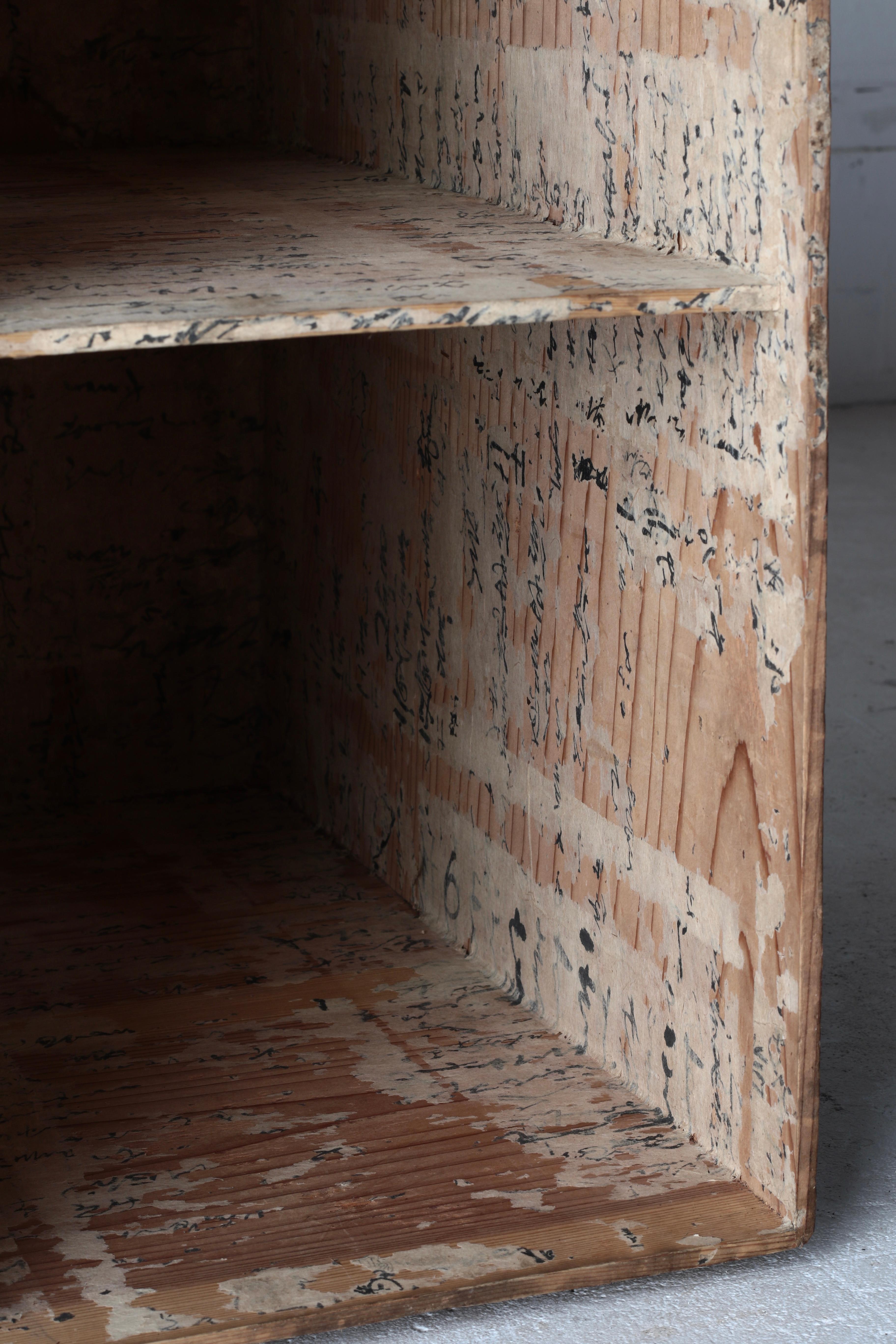 Japanese Antique Black Box / Side Table Exhibition Stand / 1868-1912s/ Wabi-sabi For Sale 4