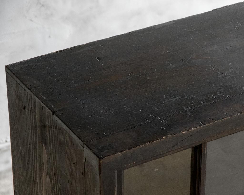 Armadietti neri antichi giapponesi, epoca Taisho '1912-1926', Wabi Sabi in vendita 12
