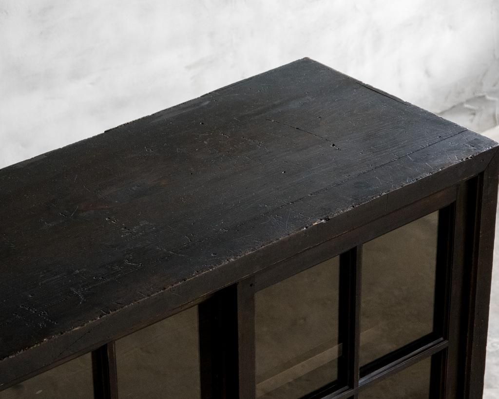 Armadietti neri antichi giapponesi, epoca Taisho '1912-1926', Wabi Sabi in vendita 13
