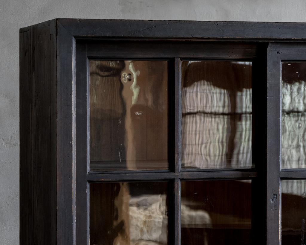 Armadietti neri antichi giapponesi, epoca Taisho '1912-1926', Wabi Sabi in vendita 3