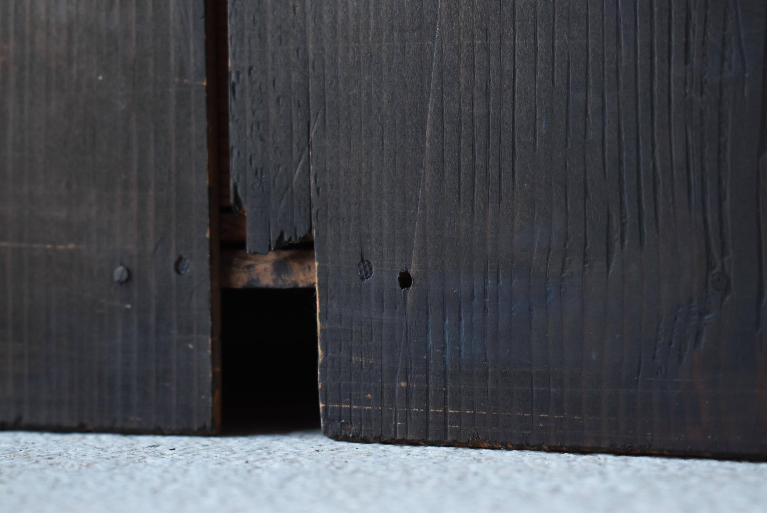 Japanese Antique Black Drawer 1860s-1900s / Chests of Drawers Tansu Wabi Sabi 9