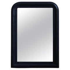 Japanese Antique Black Mirror, Antique Wall Mirror