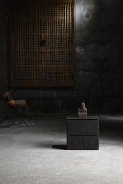 Petit tiroir japonais ancien 1860s-1900s / Tansu Storage Wabisabi