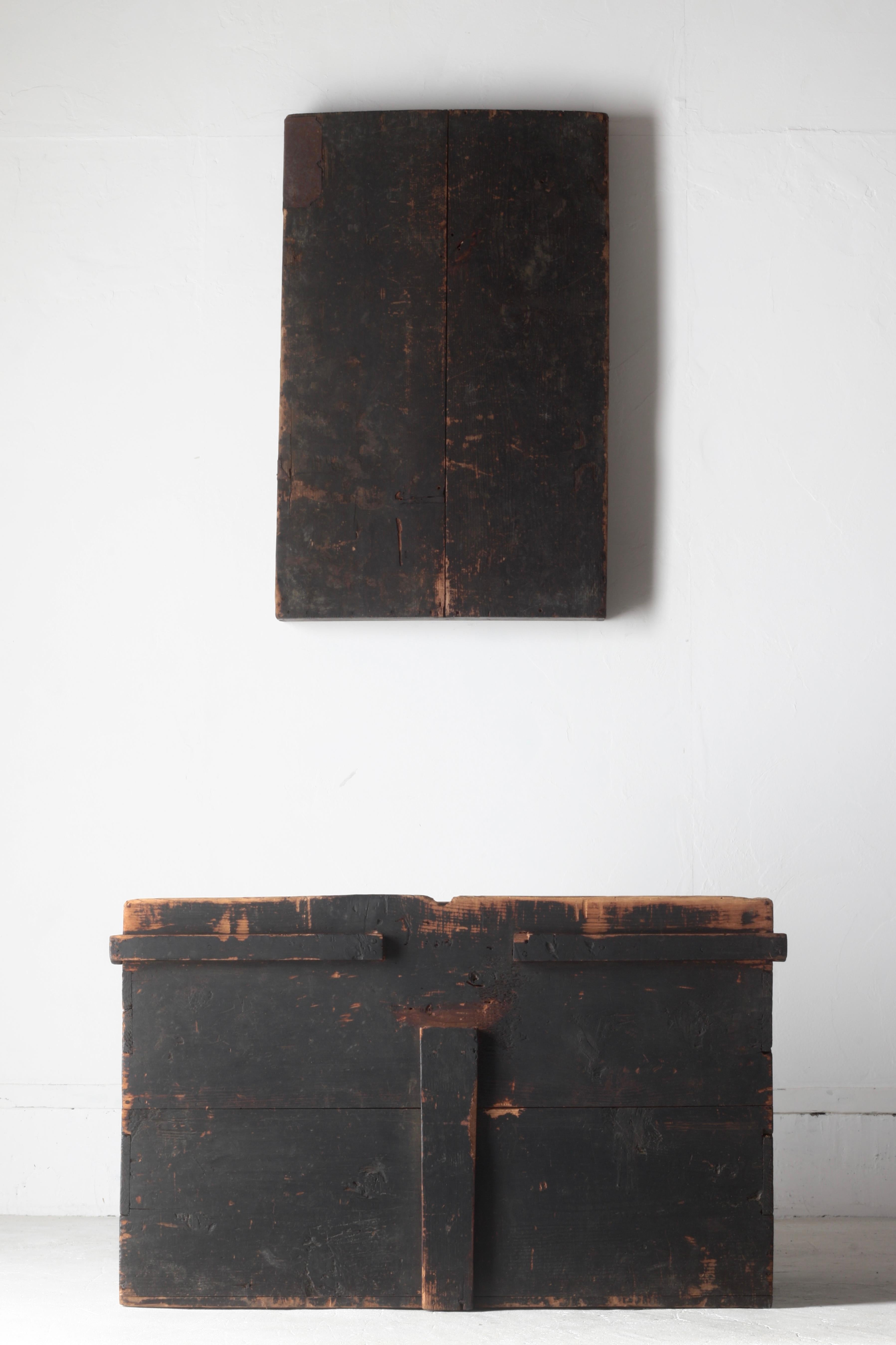 Scatola nera antica giapponese / Coperte / 1800-1868s Wabi-sabi in vendita 12