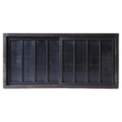 Japanese Antique Black Tansu 1860s-1900s / Sideboard Storage Cabinet Wabisabi