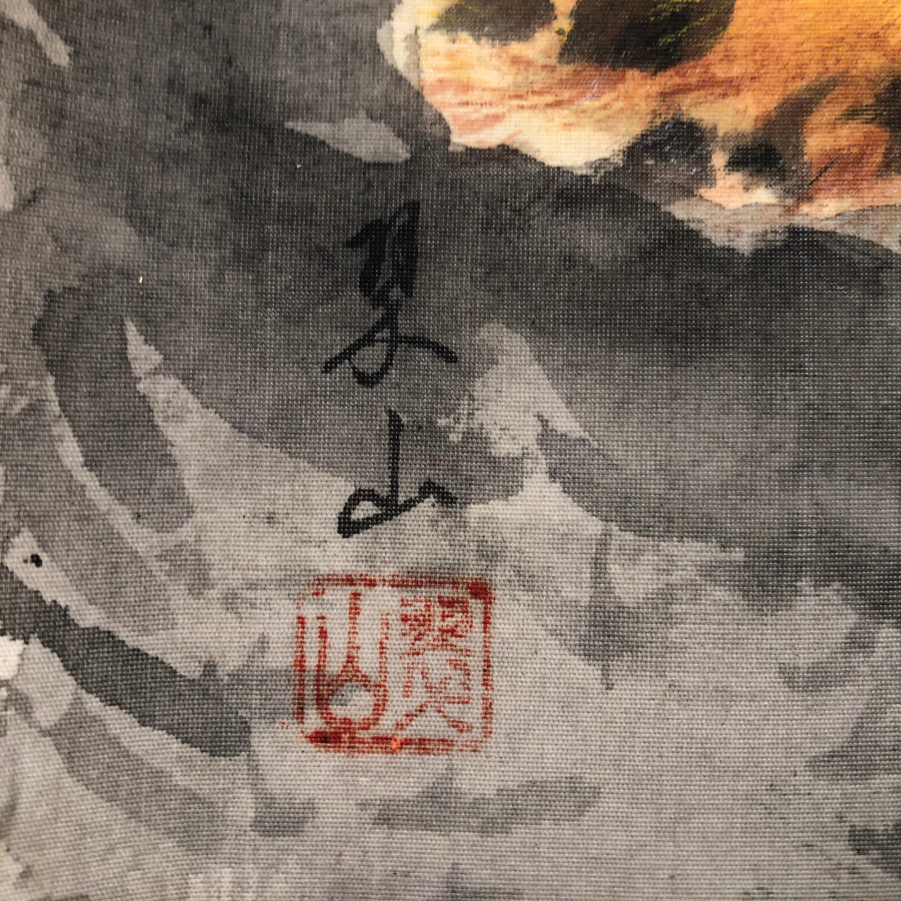 Japanische antike kühne Hand gemalt 