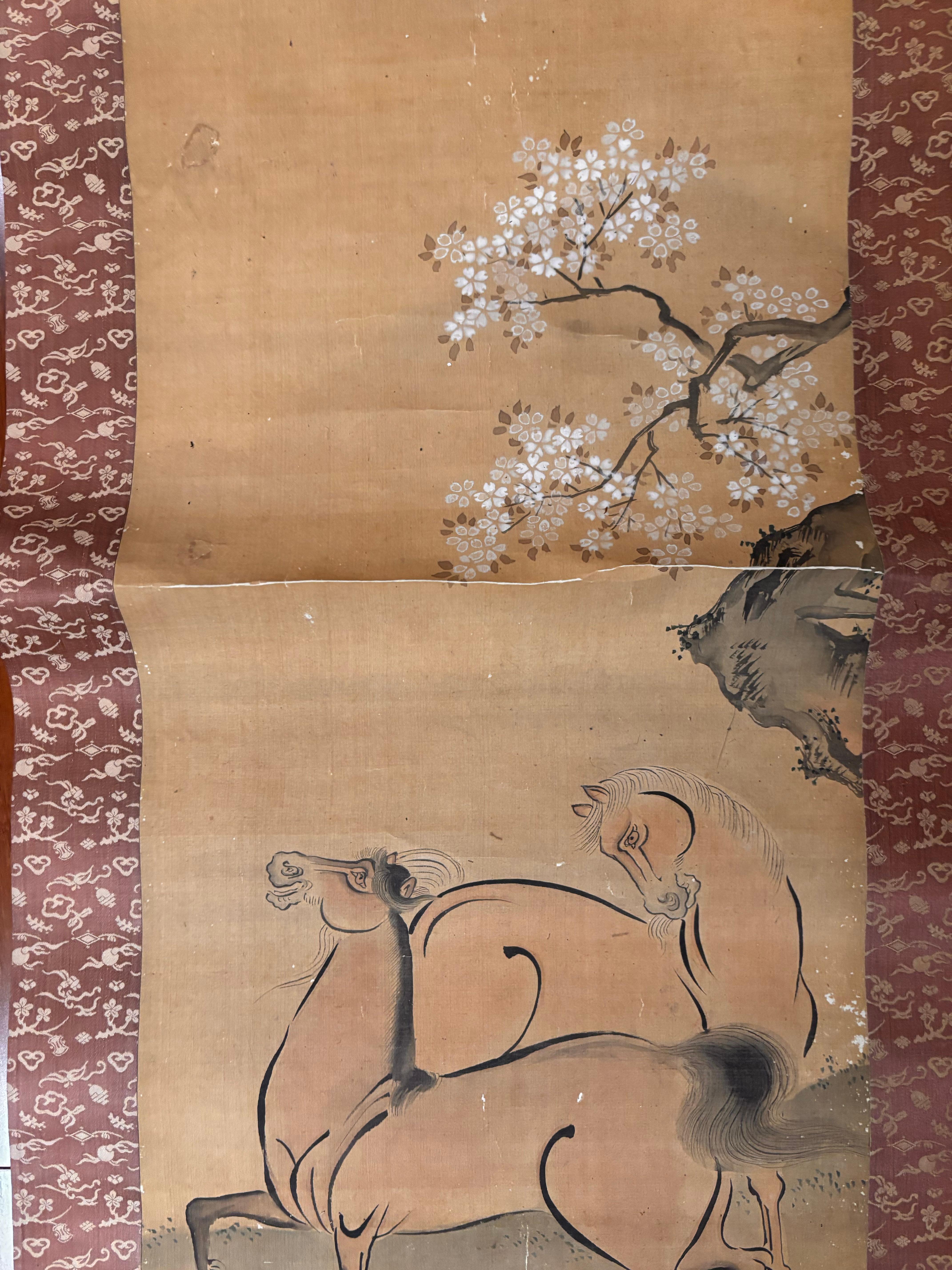 Japanese Antique Bold Hand-Painted 