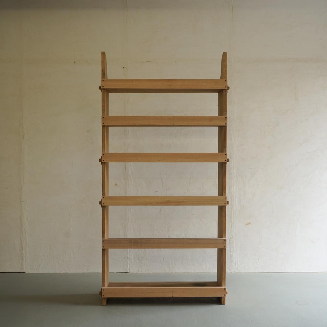 Japanese Antique Bookshelf Open Rack 1910s-1930s Japandi 4