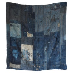 Japanische Antiquität "BORO" Edo Periode 1800-1860er Jahre / Rag Abstrakte Kunst Wabi-Sabi