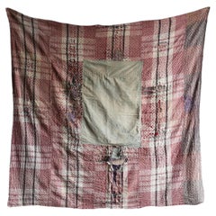 Japanese Antique Boro Textile 1900s-1940s / Abstract Art Wabi Sabi
