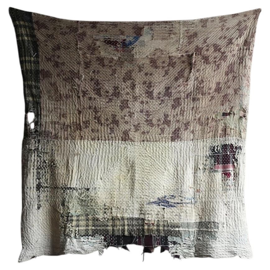 Japanese Antique Boro Textile 1900s-1940s / Abstract Art Wabi Sabi