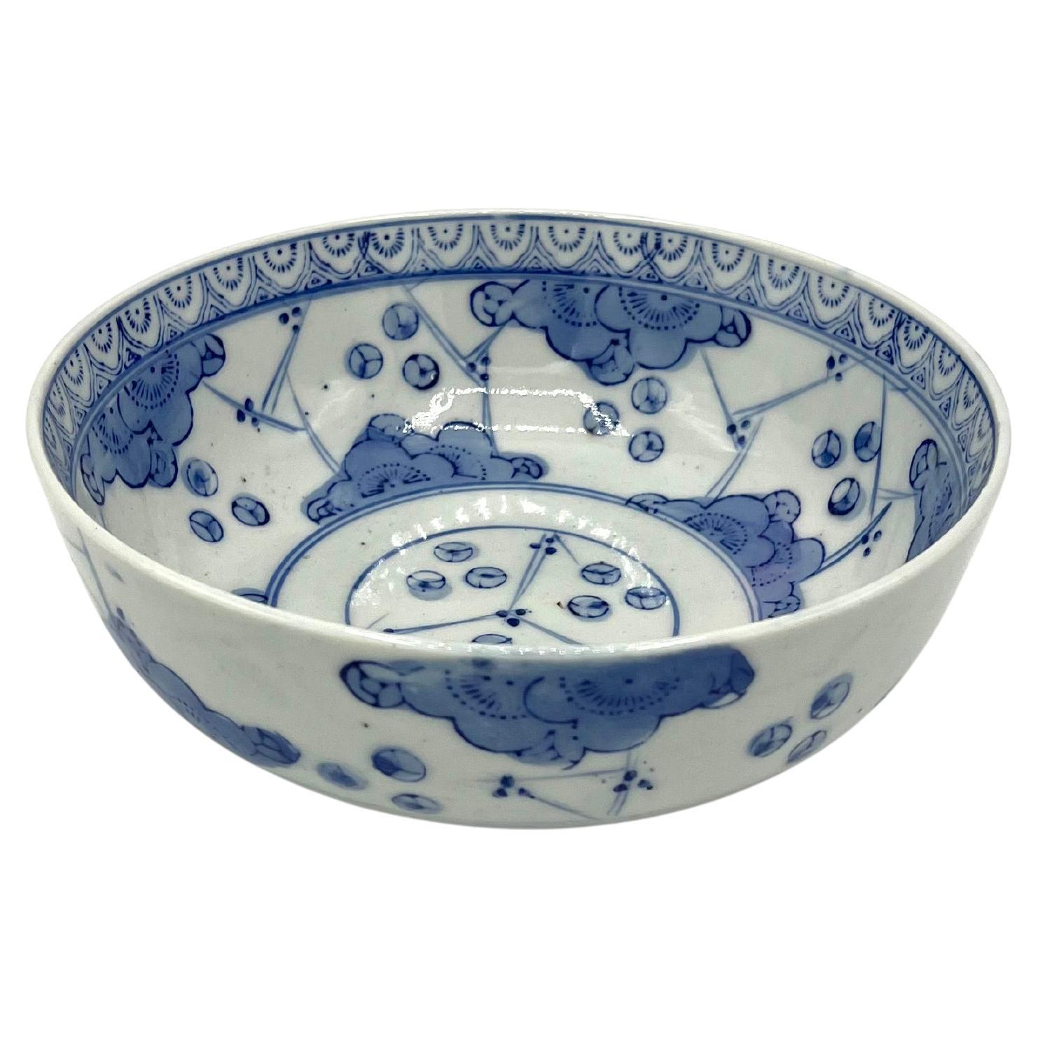 Bol japonais ancien : Mashiko Ware Plum 1920s