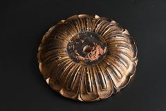 Japanese Antique Buddha Statue Stand/1800-1900/Lacquered Gold Display Stand