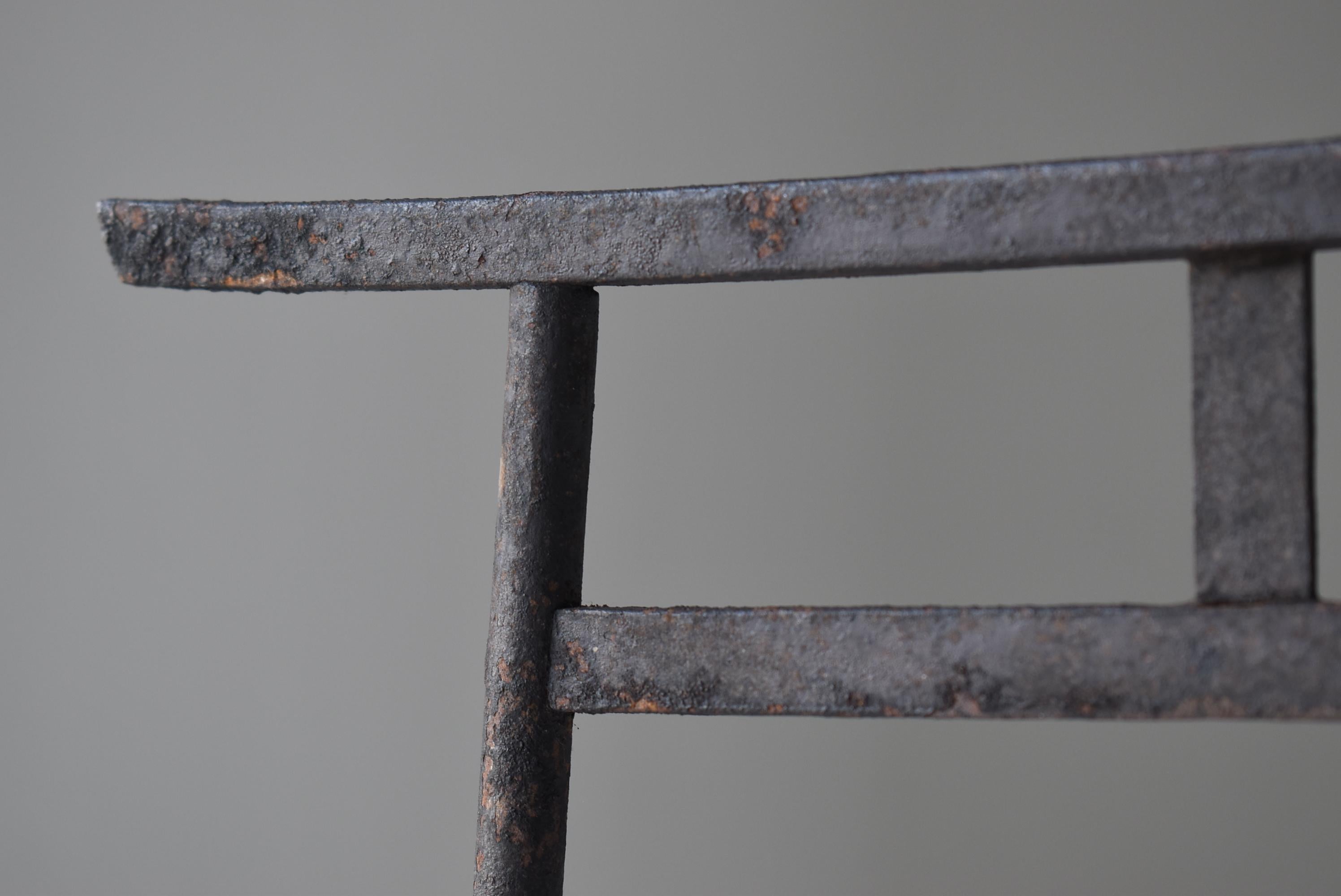 Japanese Antique Buddhist Art Iron Torii Gate 1900s-1940s / Wabi Sabi 1