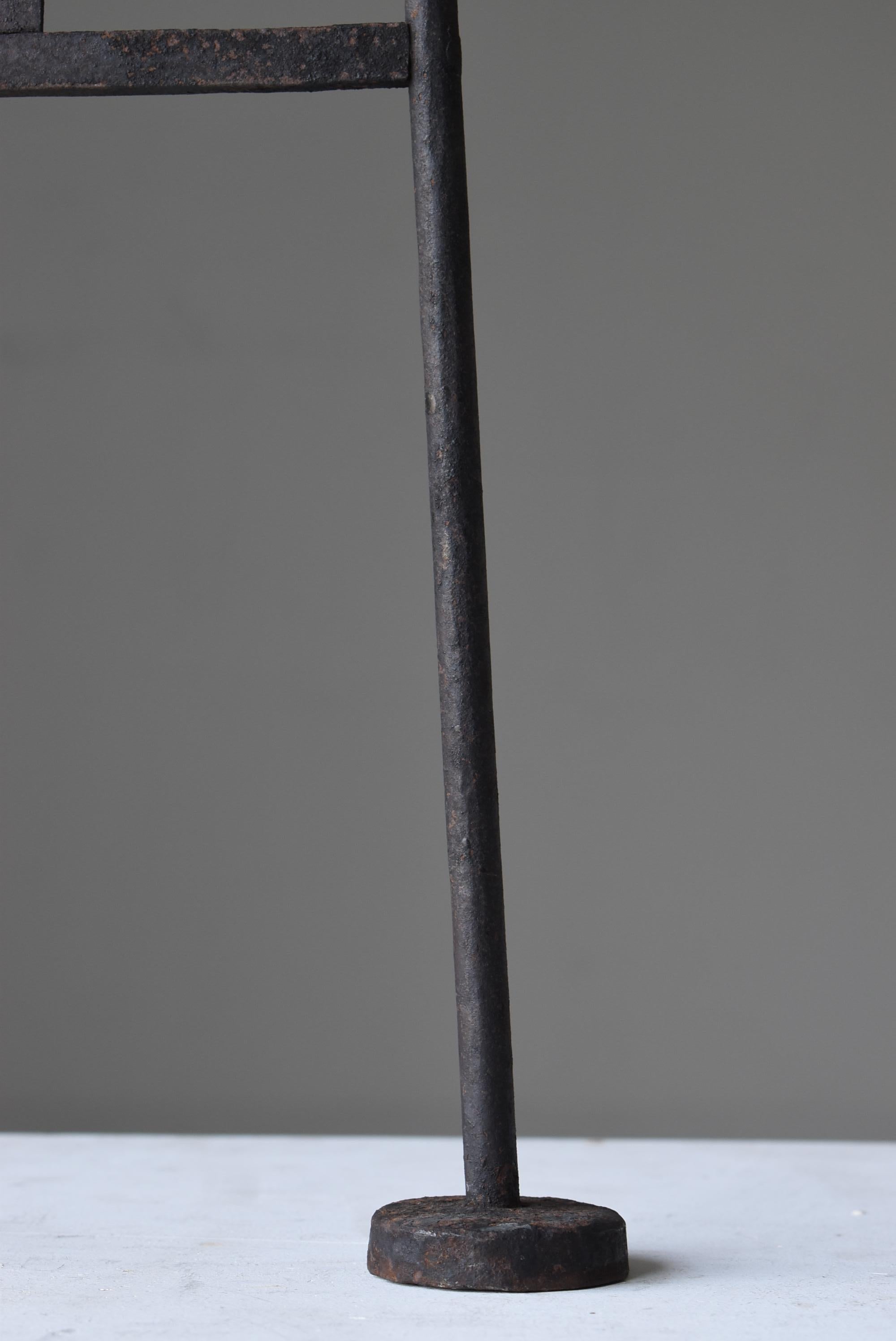 Japanese Antique Buddhist Art Iron Torii Gate 1900s-1940s / Wabi Sabi 2