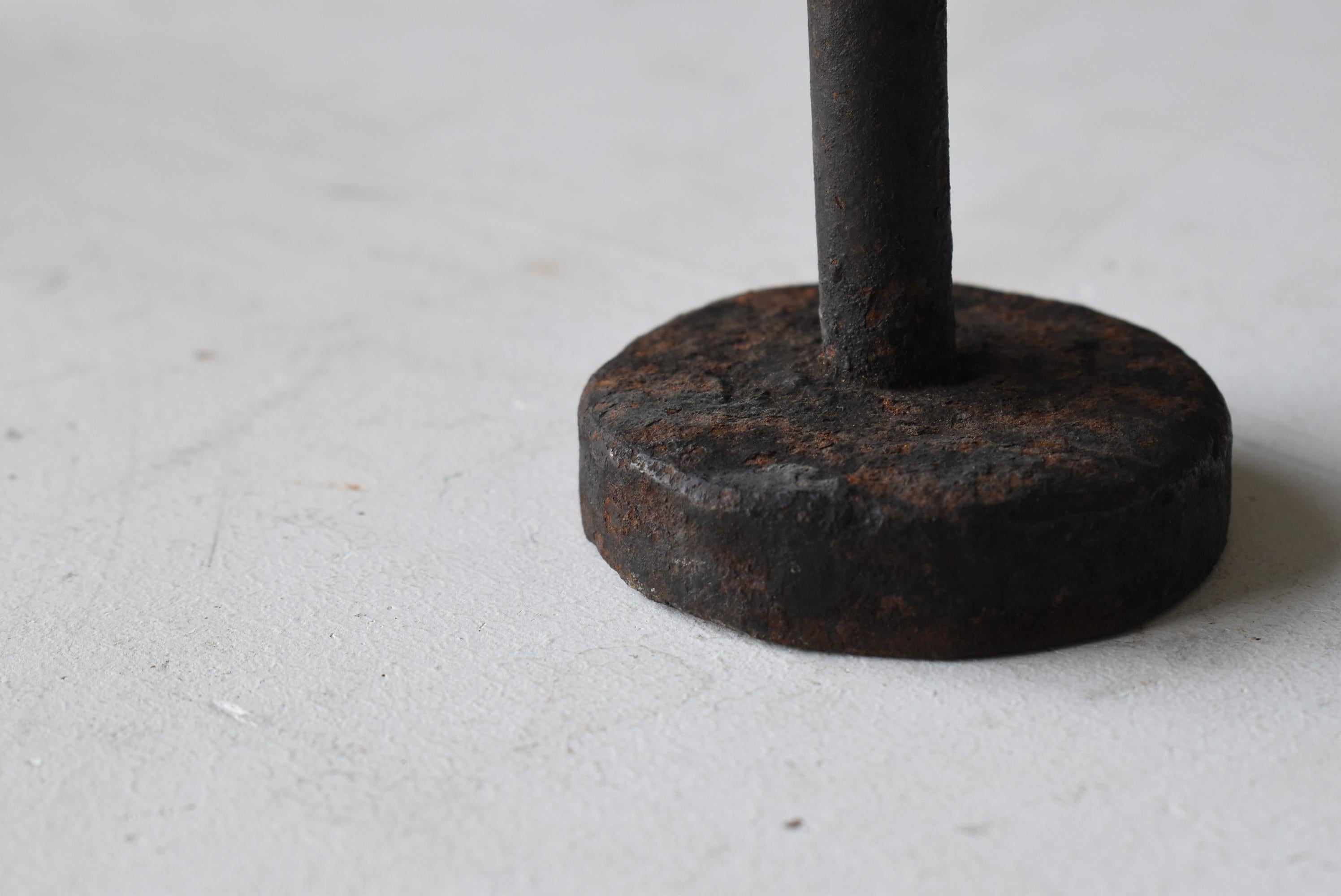 Japanese Antique Buddhist Art Iron Torii Gate 1900s-1940s / Wabi Sabi 3
