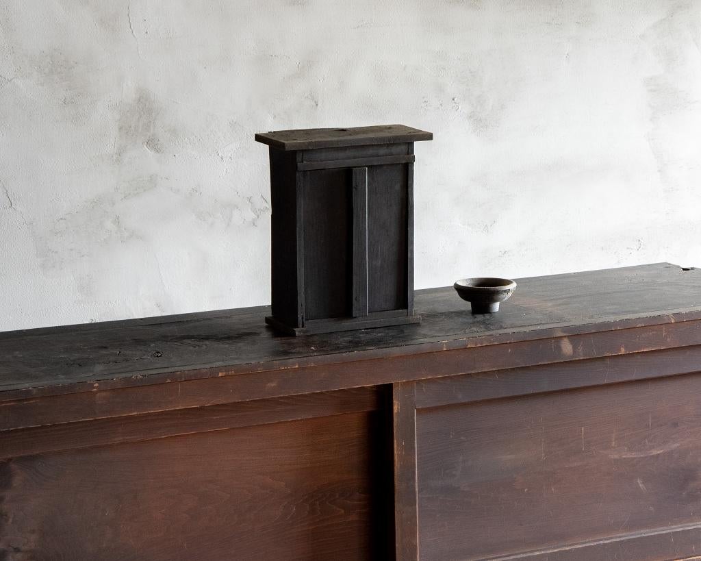 Japanese Antique Buddhist Shrine Box 