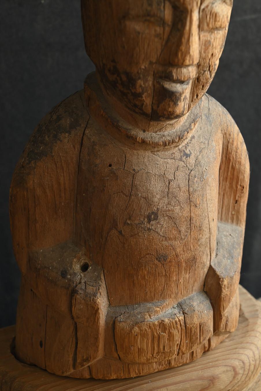Cypress Japanese antique Buddhist statues/[Ten Kings statues]/Edo period/18-19th century For Sale
