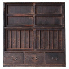 Japanese Antique Cabinet 1860s-1920s / Tansu Sideboard Wabisabi