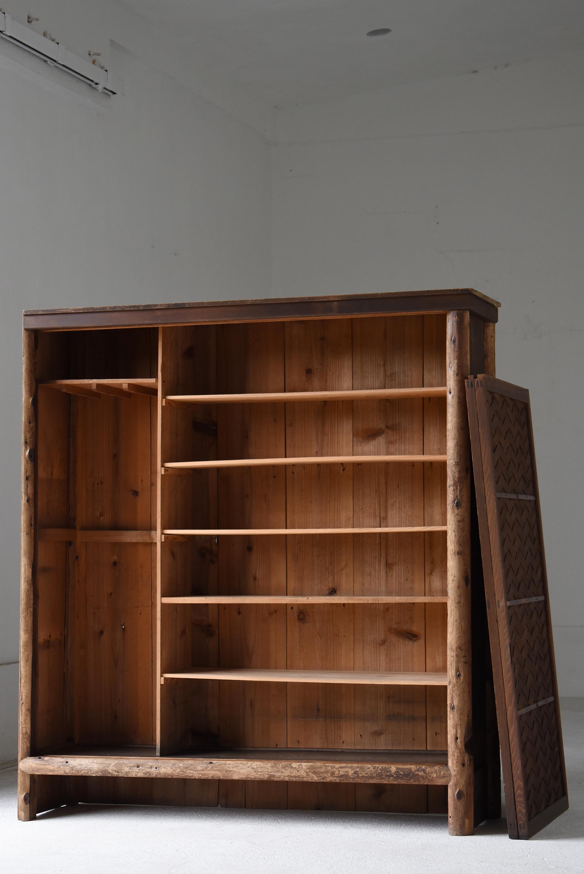 Japanese Antique Cabinet 1920s-1940s / Tansu Sideboard Wabi Sabi 3