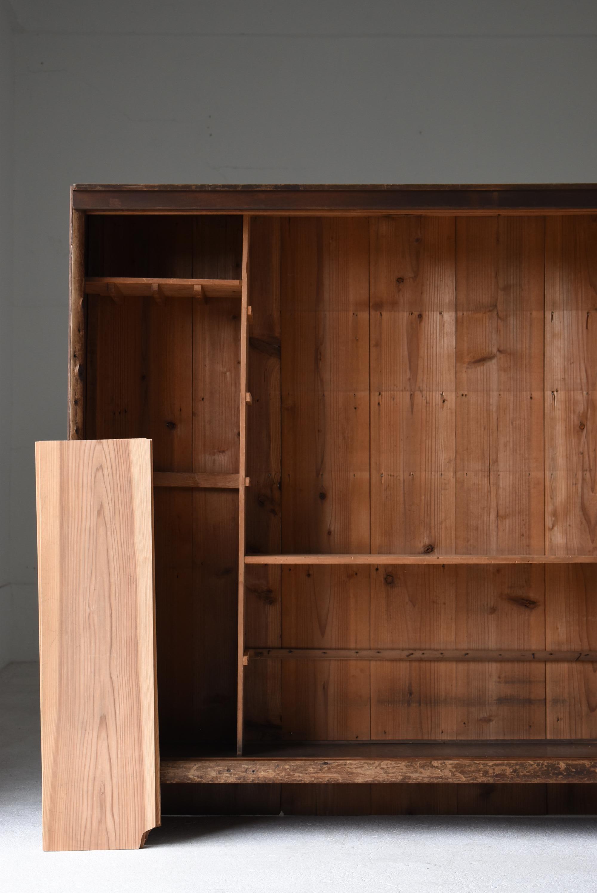 Japanese Antique Cabinet 1920s-1940s / Tansu Sideboard Wabi Sabi 4