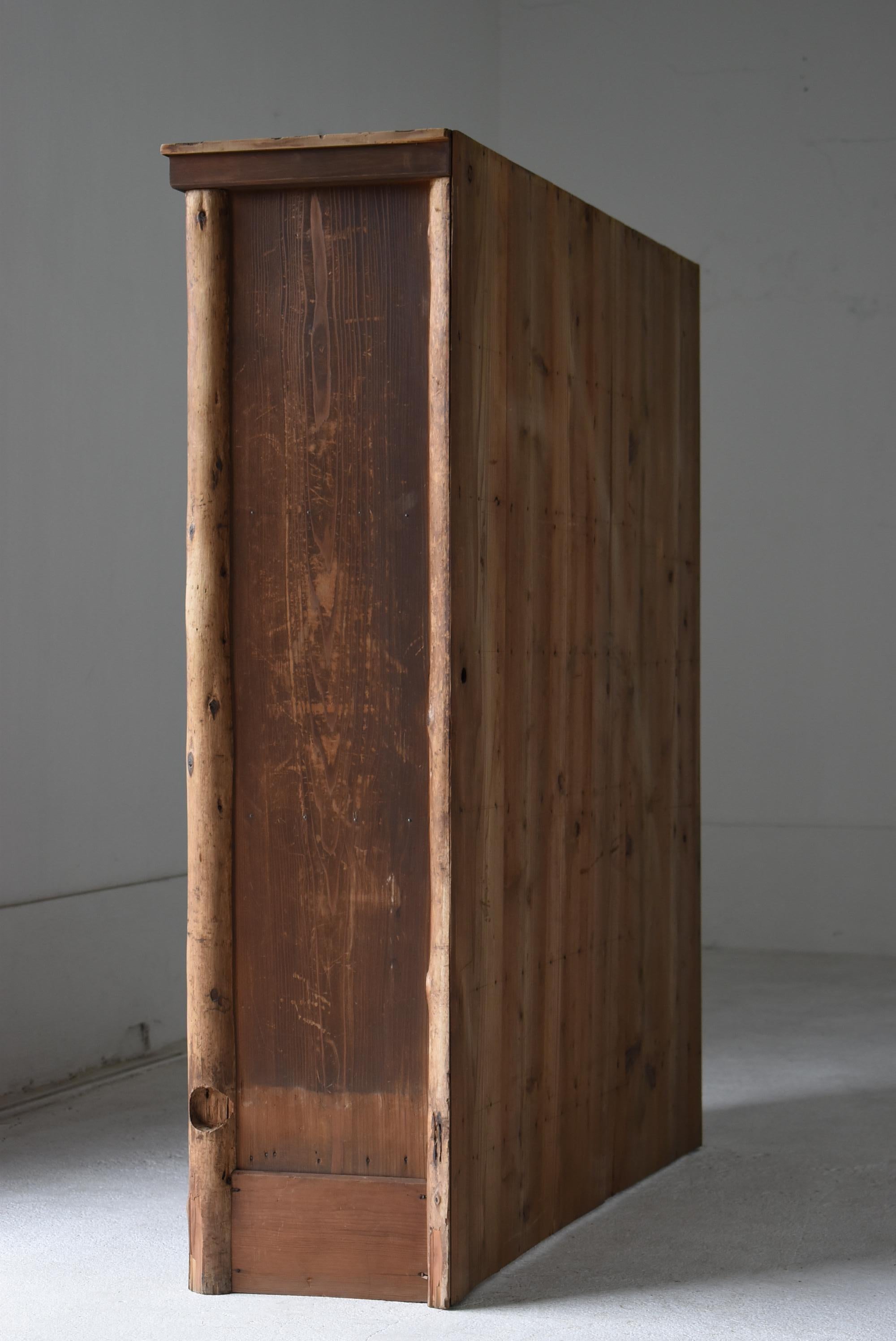 Japanese Antique Cabinet 1920s-1940s / Tansu Sideboard Wabi Sabi 6