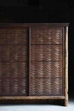 Japanese Antique Cabinet 1920s-1940s / Tansu Sideboard Wabi Sabi