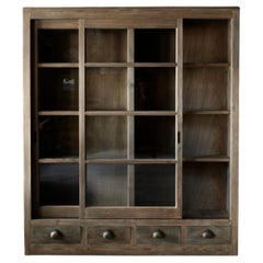 Japanese Antique Cabinet / Storage / Taisho Period / WabiSabi Japandi