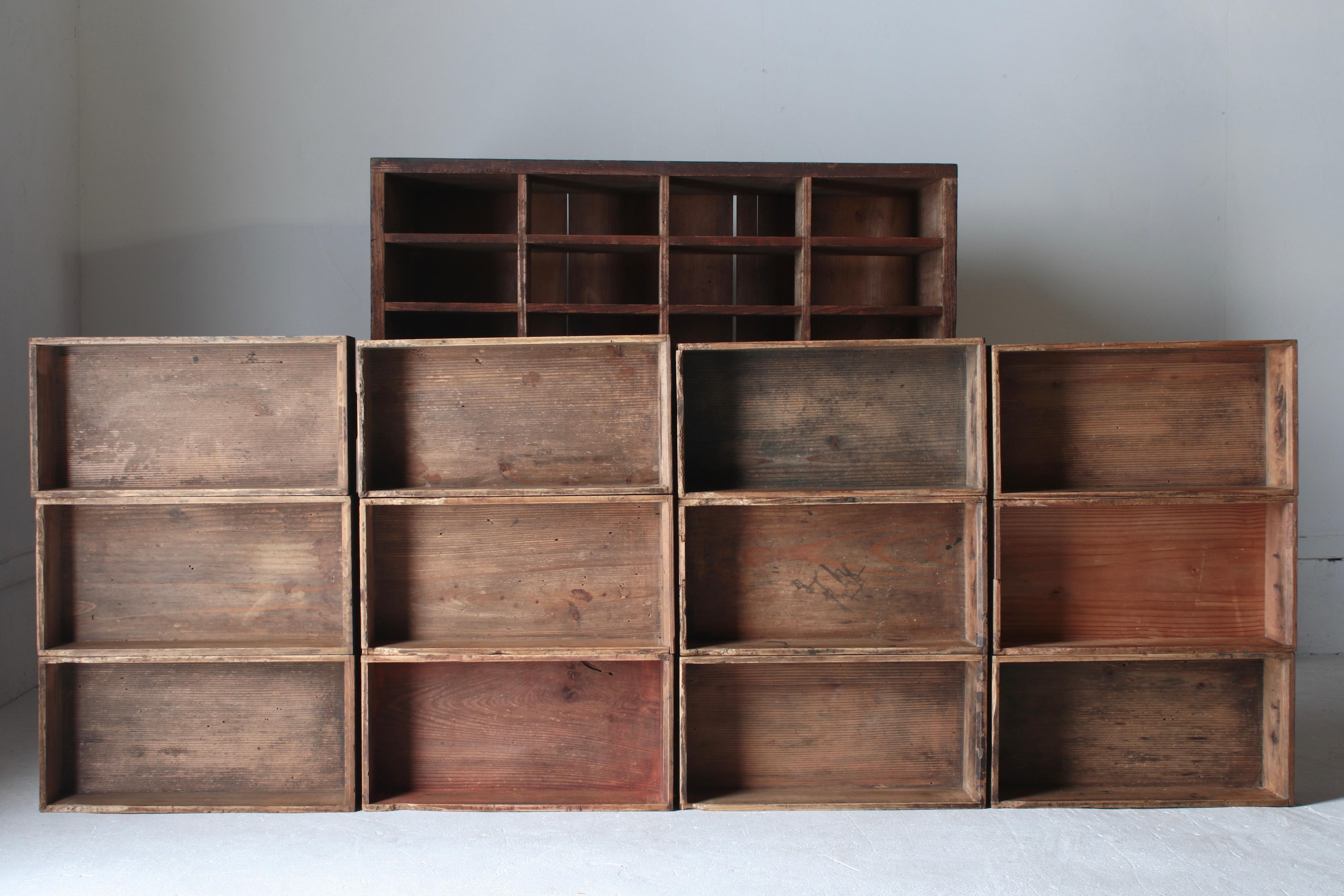 Antike japanische Kommoden / Tansu-Aufbewahrung 1868-1912er Jahre / Wabi-Sabi im Angebot 7