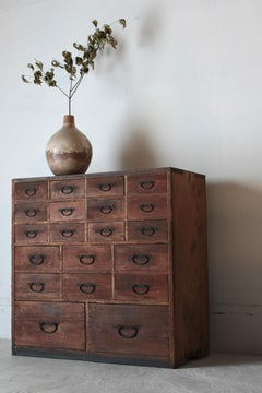 Commodes japonaises anciennes / rangement Tansu / 1868-1912 / Wabi-Sabi