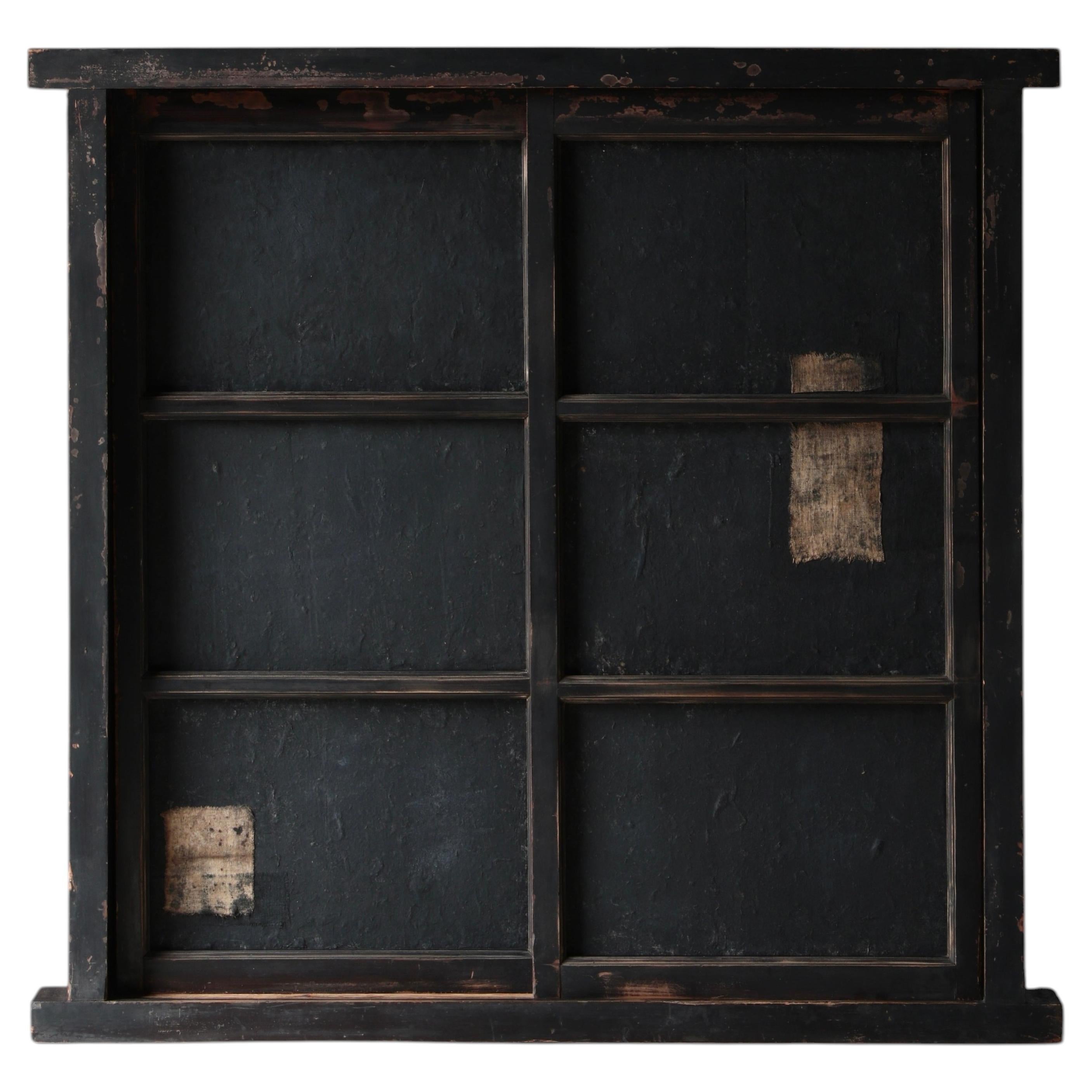 Japanese Antique Cabinet with Hand-Applied Washi Paper Doors / Tansu / Wabi-sabi