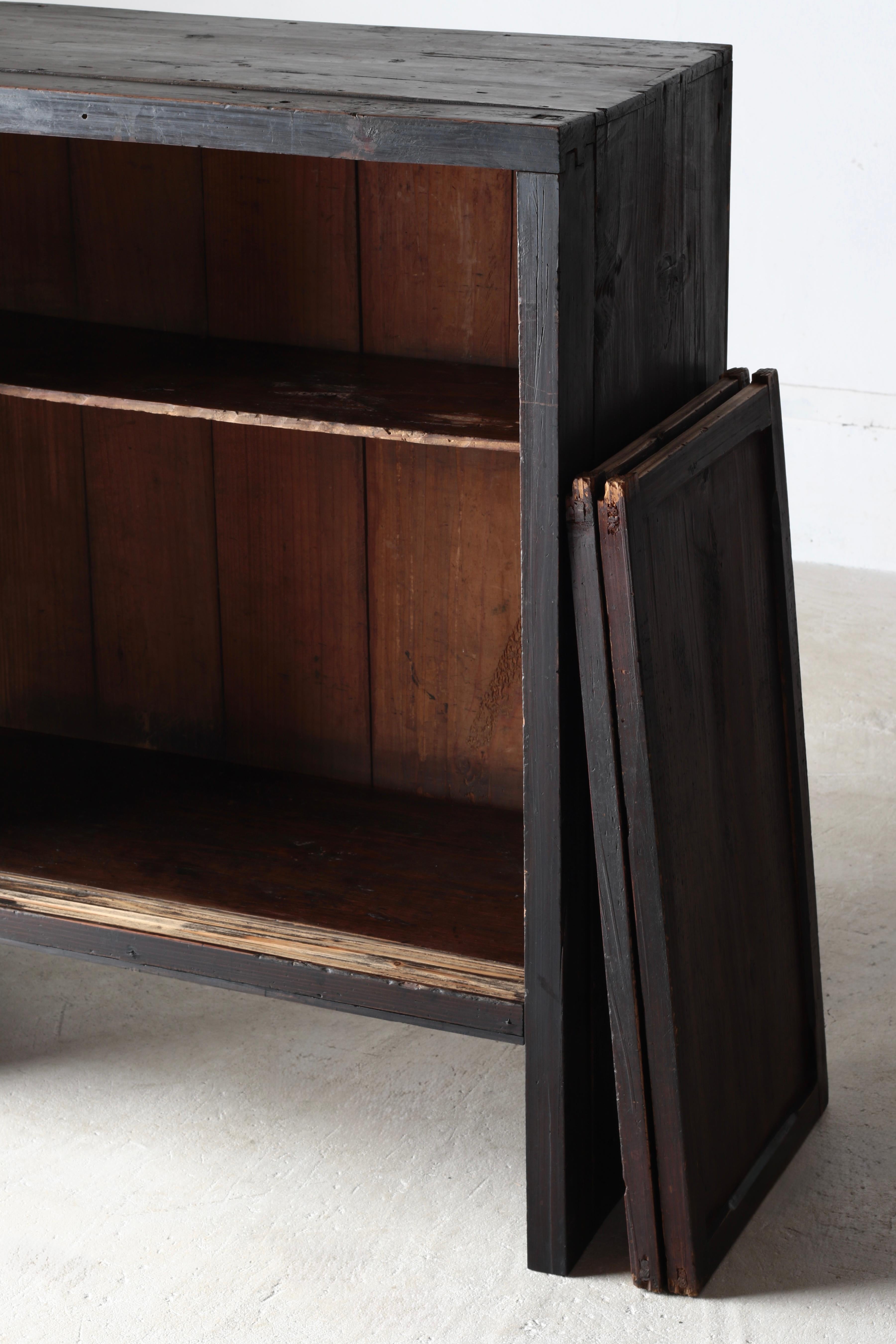 Japanese Antique Cabinet with Legs / Storage Tansu / 1868-1912s / Wabi ...