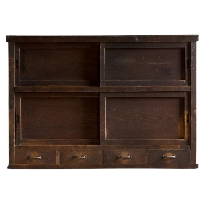 Japanese Antique Cabinet"Mizuya Tansu", Early Showa Period '1926-'