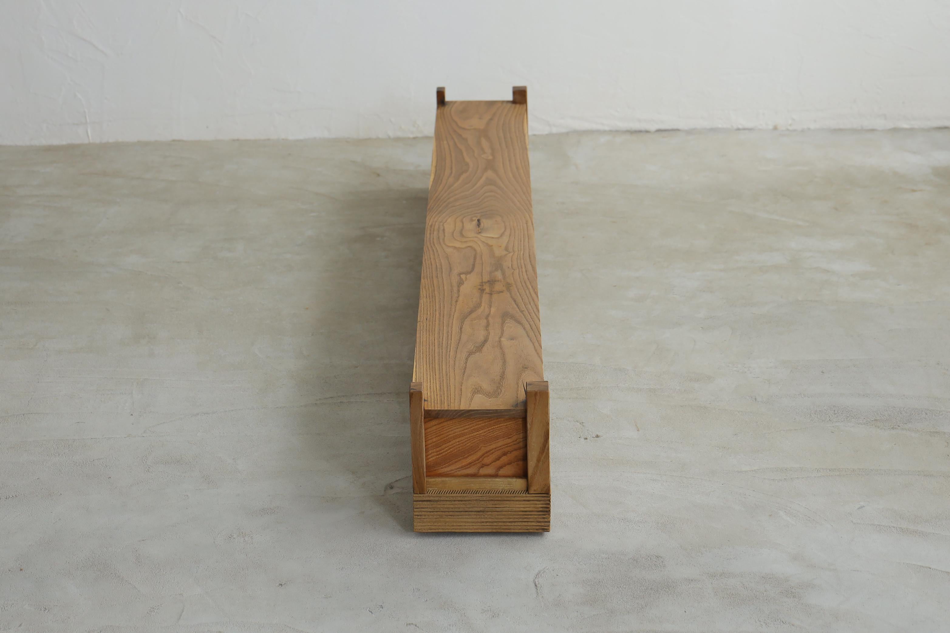 Meubles de rangement japonais anciens de rangement bas, Wabi Sabi, Japandi en vente 6