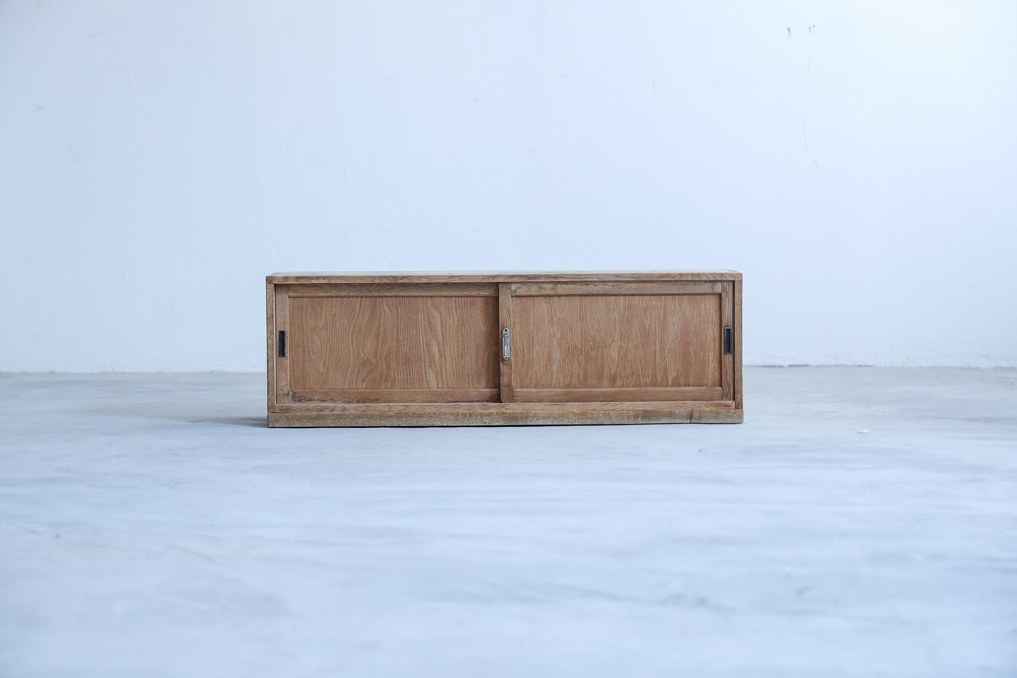 Japanese Antique Cabinets , Low board Storage , Wabi Sabi, Japandi In Good Condition For Sale In Katori-Shi, 12