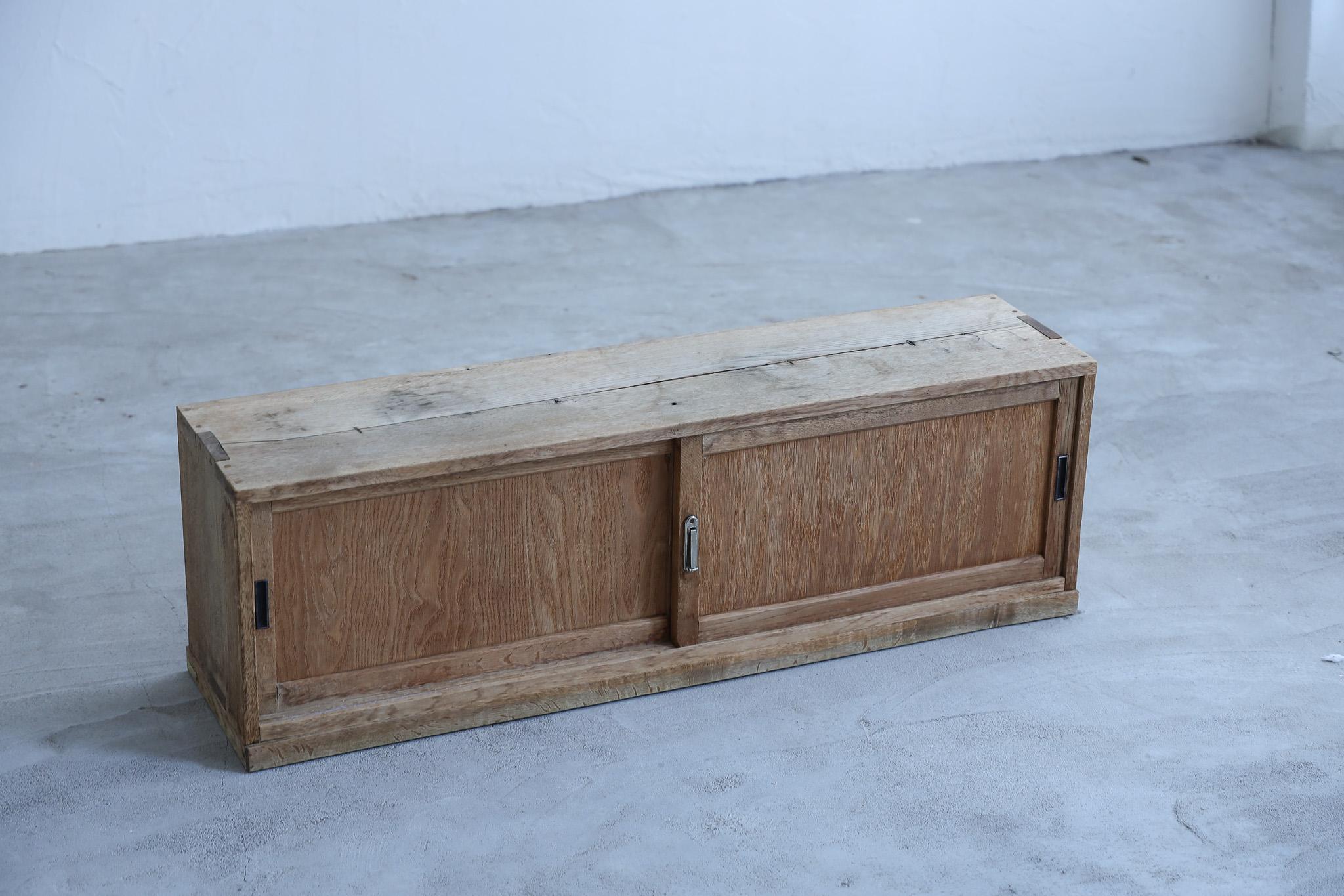 20th Century Japanese Antique Cabinets , Low board Storage , Wabi Sabi, Japandi For Sale