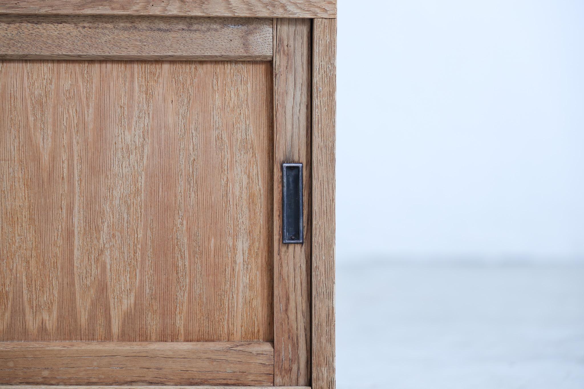 Wood Japanese Antique Cabinets , Low board Storage , Wabi Sabi, Japandi For Sale
