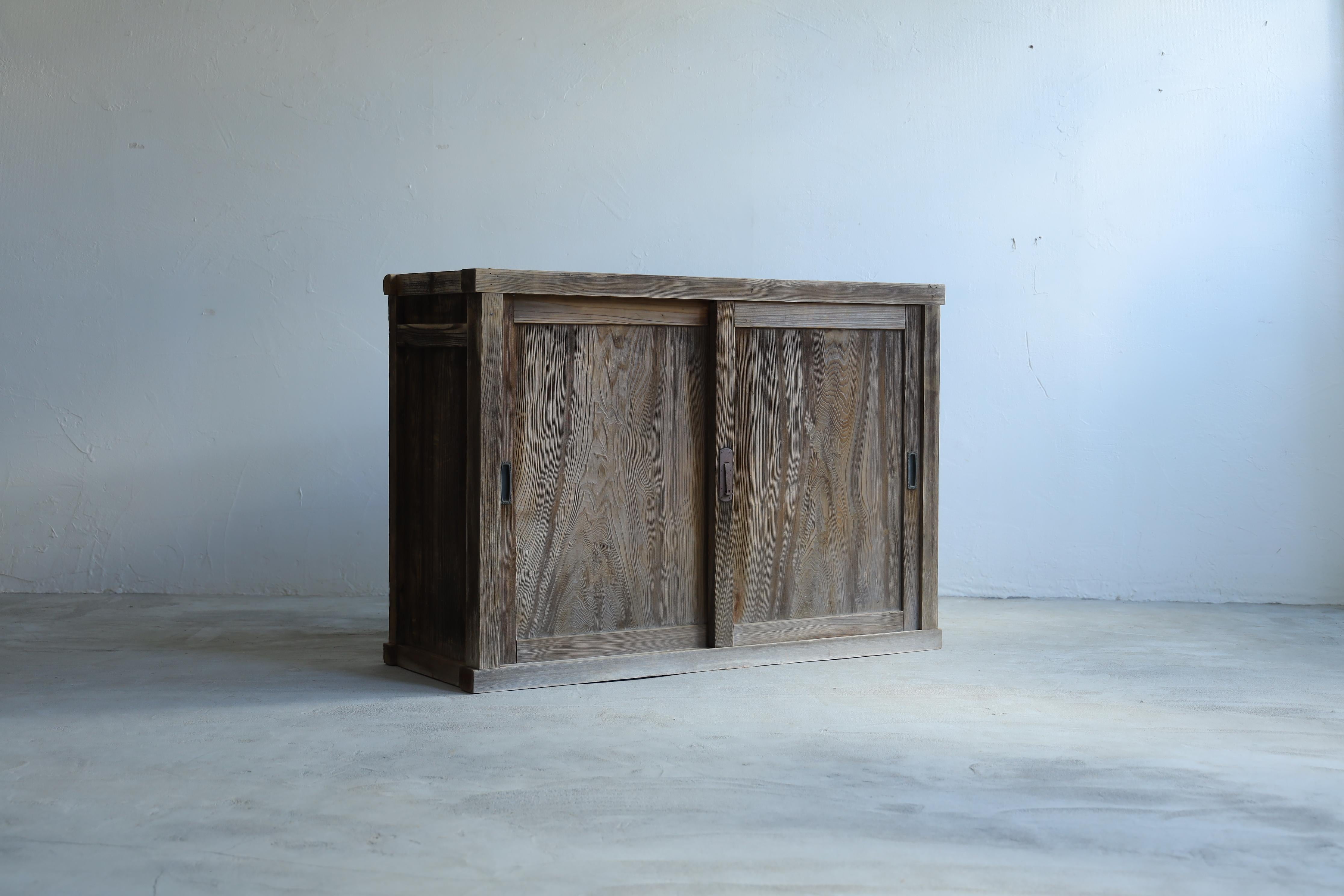 Meiji Japanese Antique Cabinets, Wabi Sabi, Japandi For Sale