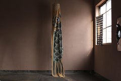 Japanese Antique Carp Streamer 1860s-1900s / Mingei Wabisabi Art