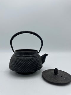 Japanese Antique Cast-Iron Tea Pot 'Dot' 1980s